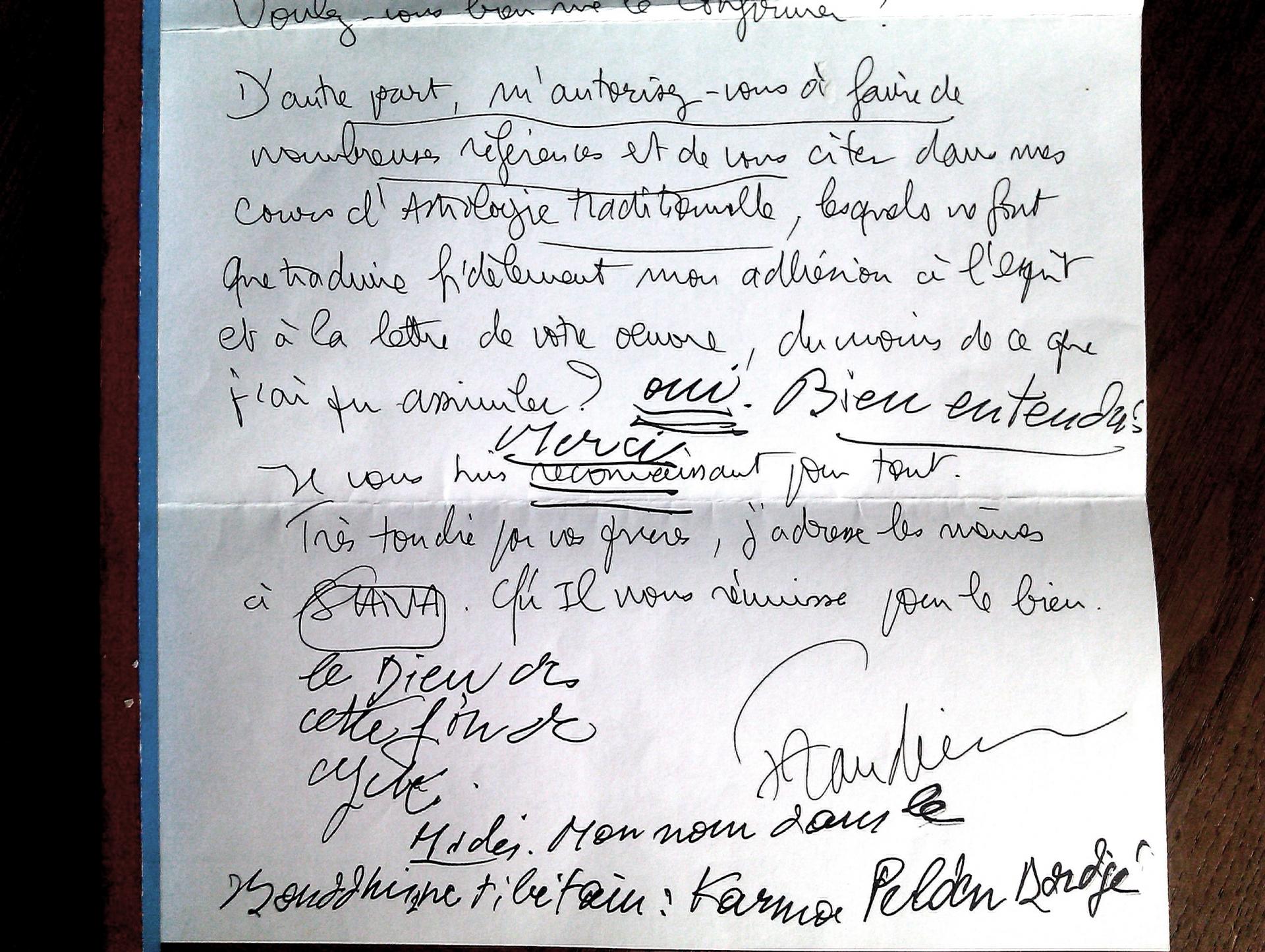 Hadès m'autorise à enseigner